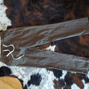 J. Crew Dock Pants, Men's Small, Drawstring Chinos, Like New, Chocolate Brown